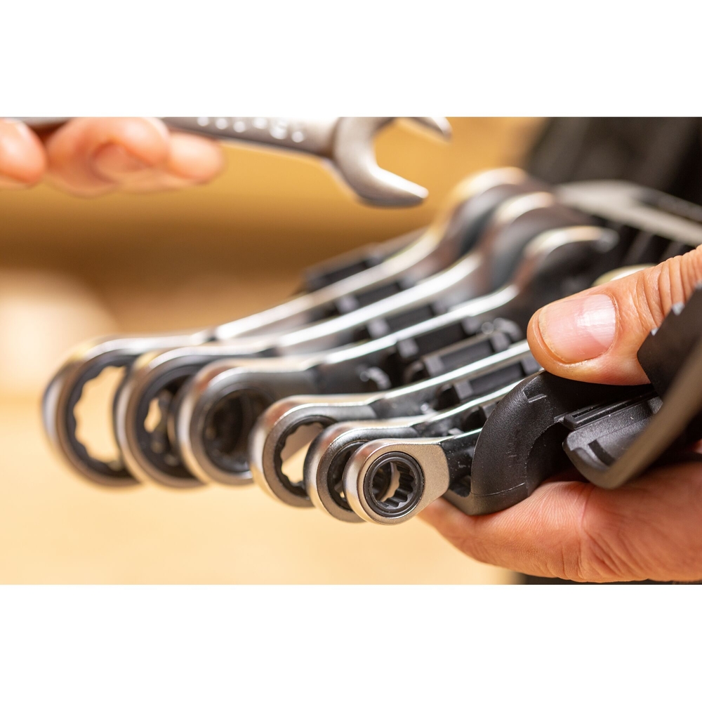 Clés mixtes courtes à cliquet - jeu de 7 pièces - Fatmax - FMMT82900-0 - STANLEY FATMAX