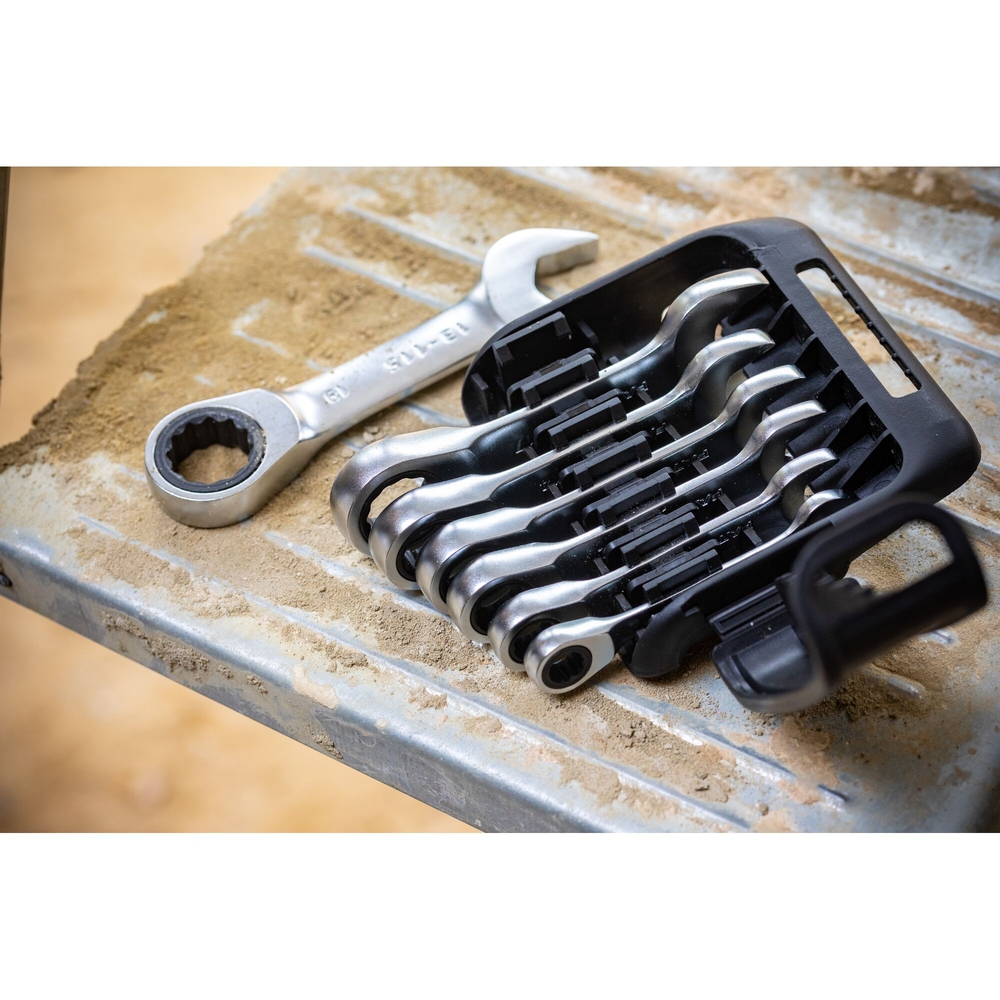 Clés mixtes courtes à cliquet - jeu de 7 pièces - Fatmax - FMMT82900-0 - STANLEY FATMAX