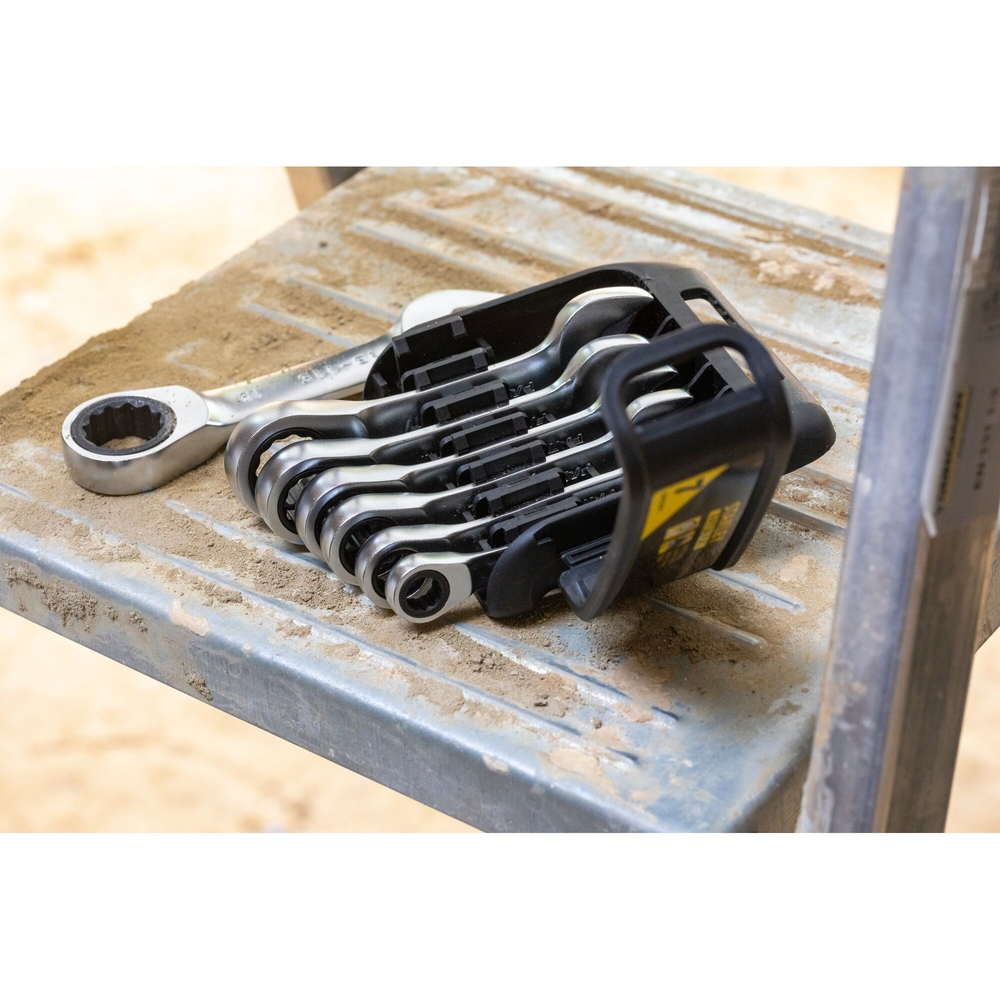 Clés mixtes courtes à cliquet - jeu de 7 pièces - Fatmax - FMMT82900-0 - STANLEY FATMAX