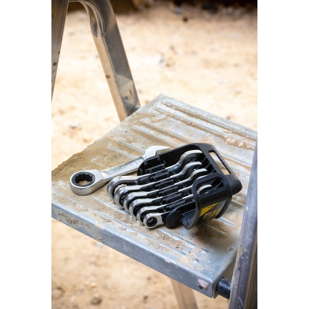 Clés mixtes courtes à cliquet - jeu de 7 pièces - Fatmax - FMMT82900-0 - STANLEY FATMAX