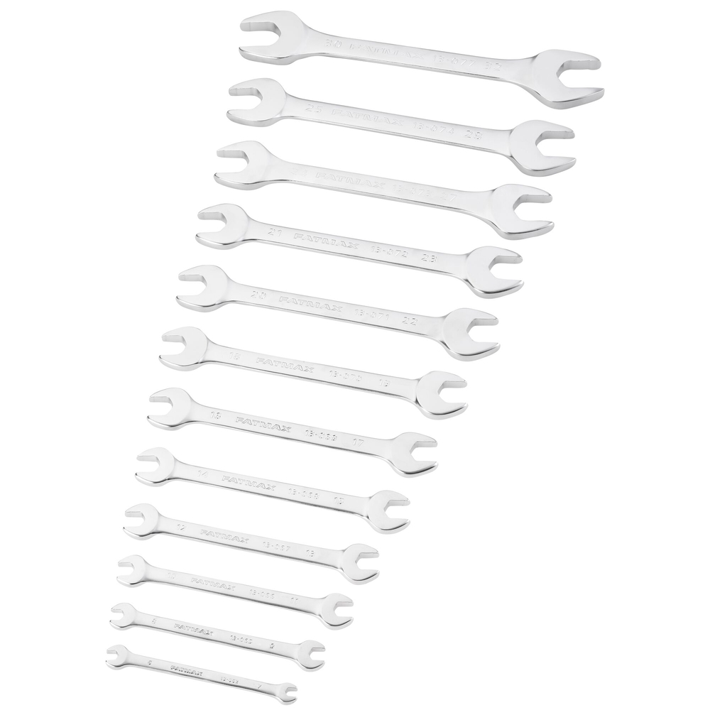 Clés à fourches - jeu de 12 pièces - Fatmax  - FMMT82902-0 - STANLEY FATMAX