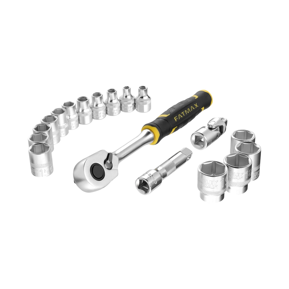Coffret de douilles Stakbox M - 3/8’’ - jeu de 18 pièces - Fatmax - FMMT98102-0 - STANLEY FATMAX