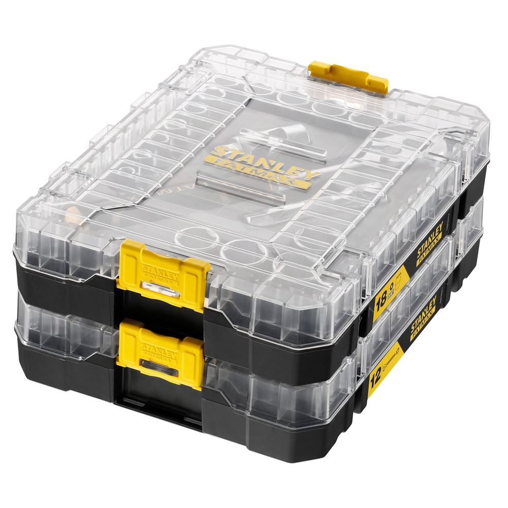 Coffret de douilles Stakbox M - 3/8’’ - jeu de 18 pièces - Fatmax - FMMT98102-0 - STANLEY FATMAX