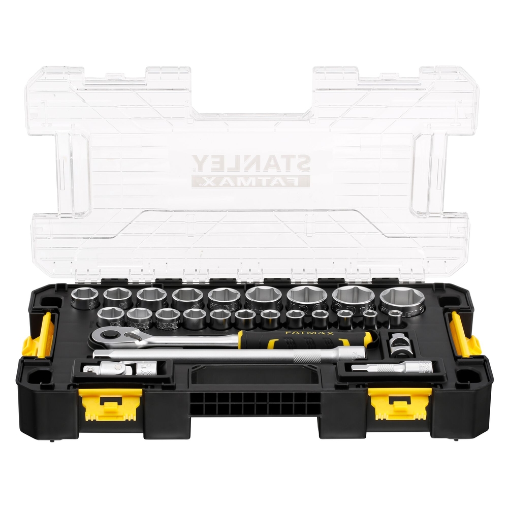 Coffret de douilles Stakbox L - 1/2’’ - jeu de 26 pièces - Fatmax - FMMT98103-1 - STANLEY FATMAX