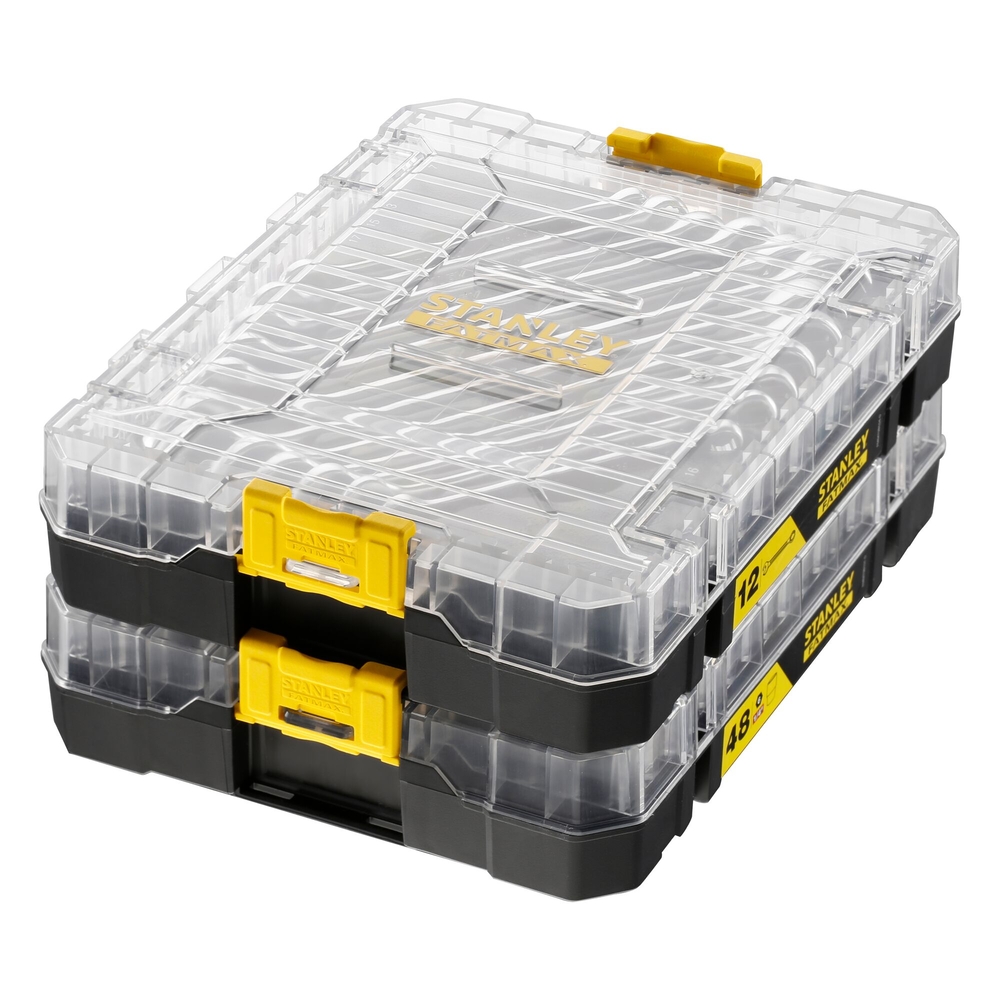 Coffret clés mixtes Stakbox M - jeu de 12 pièces - Fatmax - FMMT98104-0 - STANLEY FATMAX