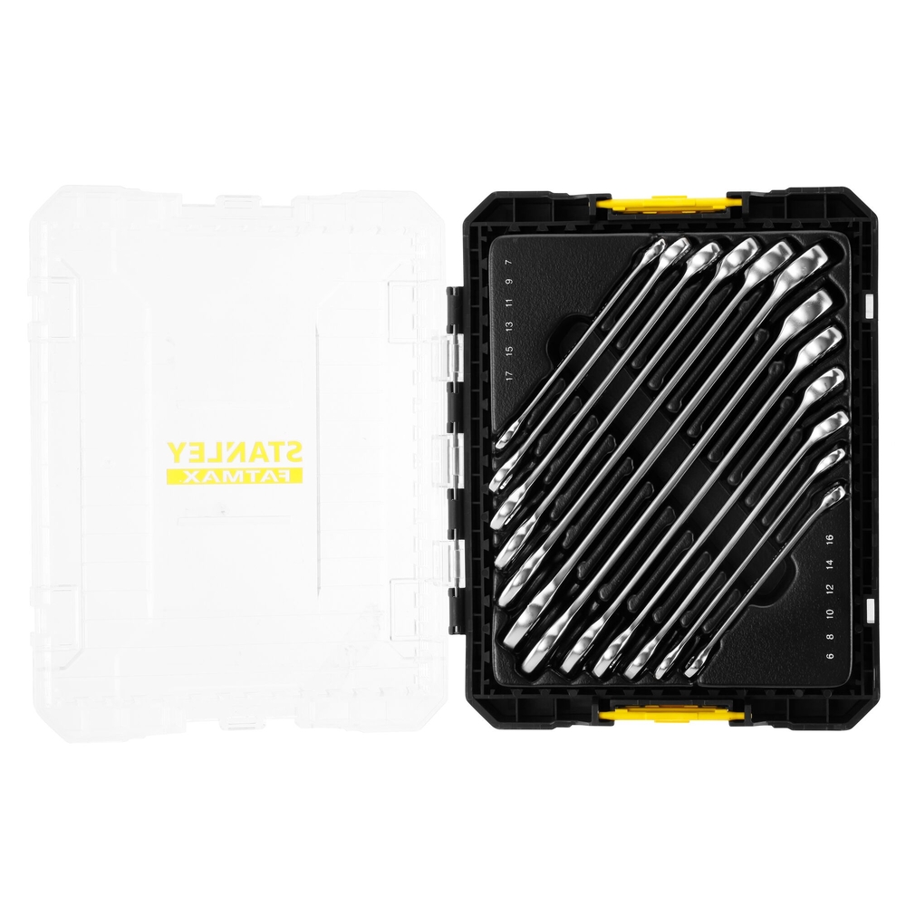 Coffret clés mixtes Stakbox M - jeu de 12 pièces - Fatmax - FMMT98104-0 - STANLEY FATMAX