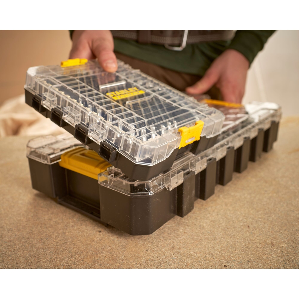 Coffret clés mixtes Stakbox M - jeu de 12 pièces - Fatmax - FMMT98104-0 - STANLEY FATMAX