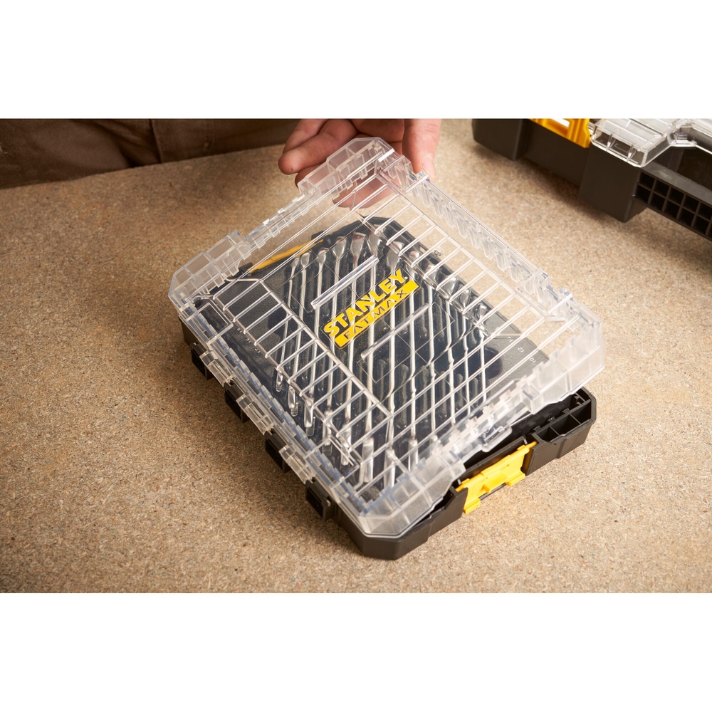 Coffret clés mixtes Stakbox M - jeu de 12 pièces - Fatmax - FMMT98104-0 - STANLEY FATMAX