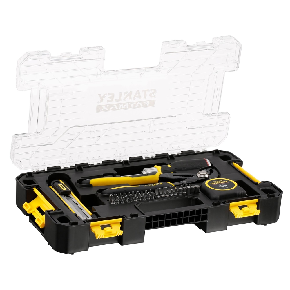 Coffret mixte Stakbox L - jeu de 44 pièces - Fatmax - FMMT98106-1 - STANLEY FATMAX
