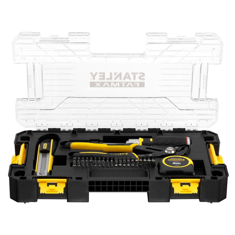 Coffret mixte Stakbox L - jeu de 44 pièces - Fatmax - FMMT98106-1 - STANLEY FATMAX