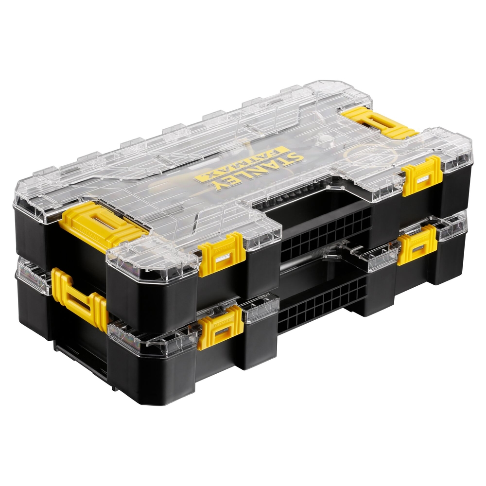 Coffret mixte Stakbox L - jeu de 44 pièces - Fatmax - FMMT98106-1 - STANLEY FATMAX