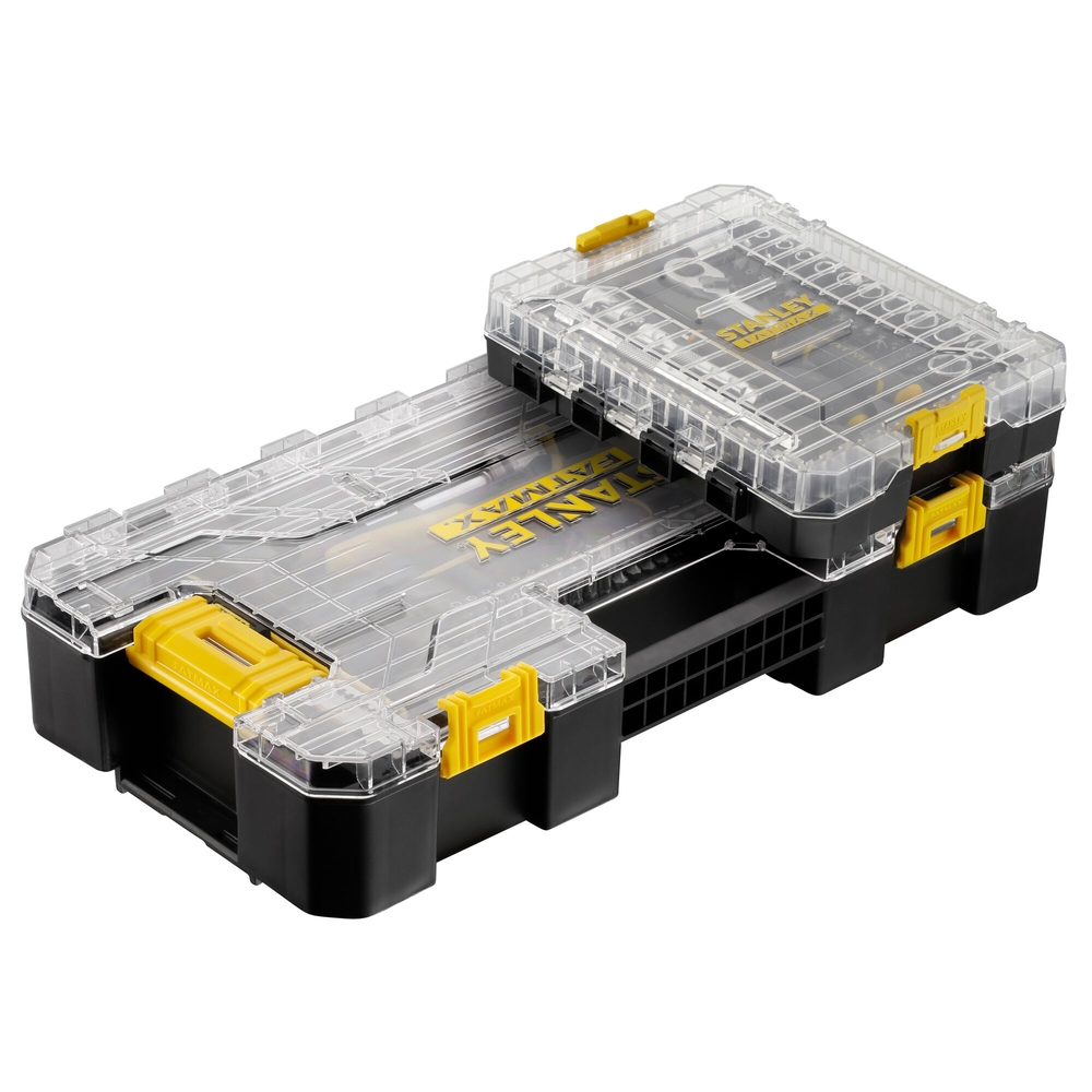 Coffret mixte Stakbox L - jeu de 44 pièces - Fatmax - FMMT98106-1 - STANLEY FATMAX