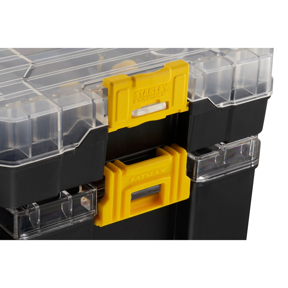 Coffret mixte Stakbox L - jeu de 44 pièces - Fatmax - FMMT98106-1 - STANLEY FATMAX