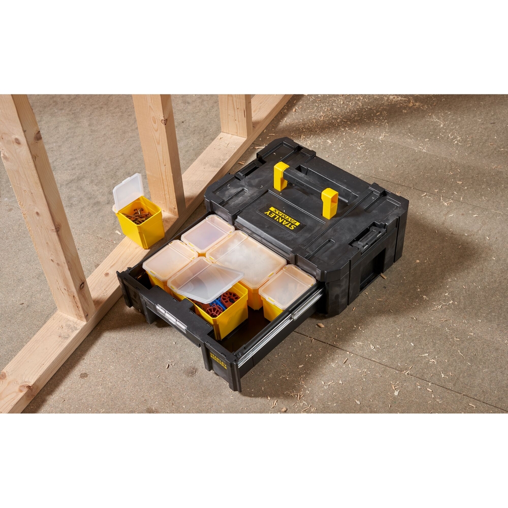 Mallette grand tiroir 6 casiers Pro-Stack™ - Fatmax - FMST1-71968 - STANLEY FATMAX
