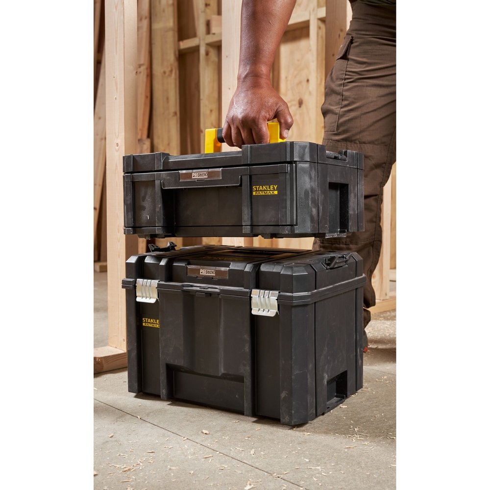 Mallette grand tiroir 6 casiers Pro-Stack™ - Fatmax - FMST1-71968 - STANLEY FATMAX