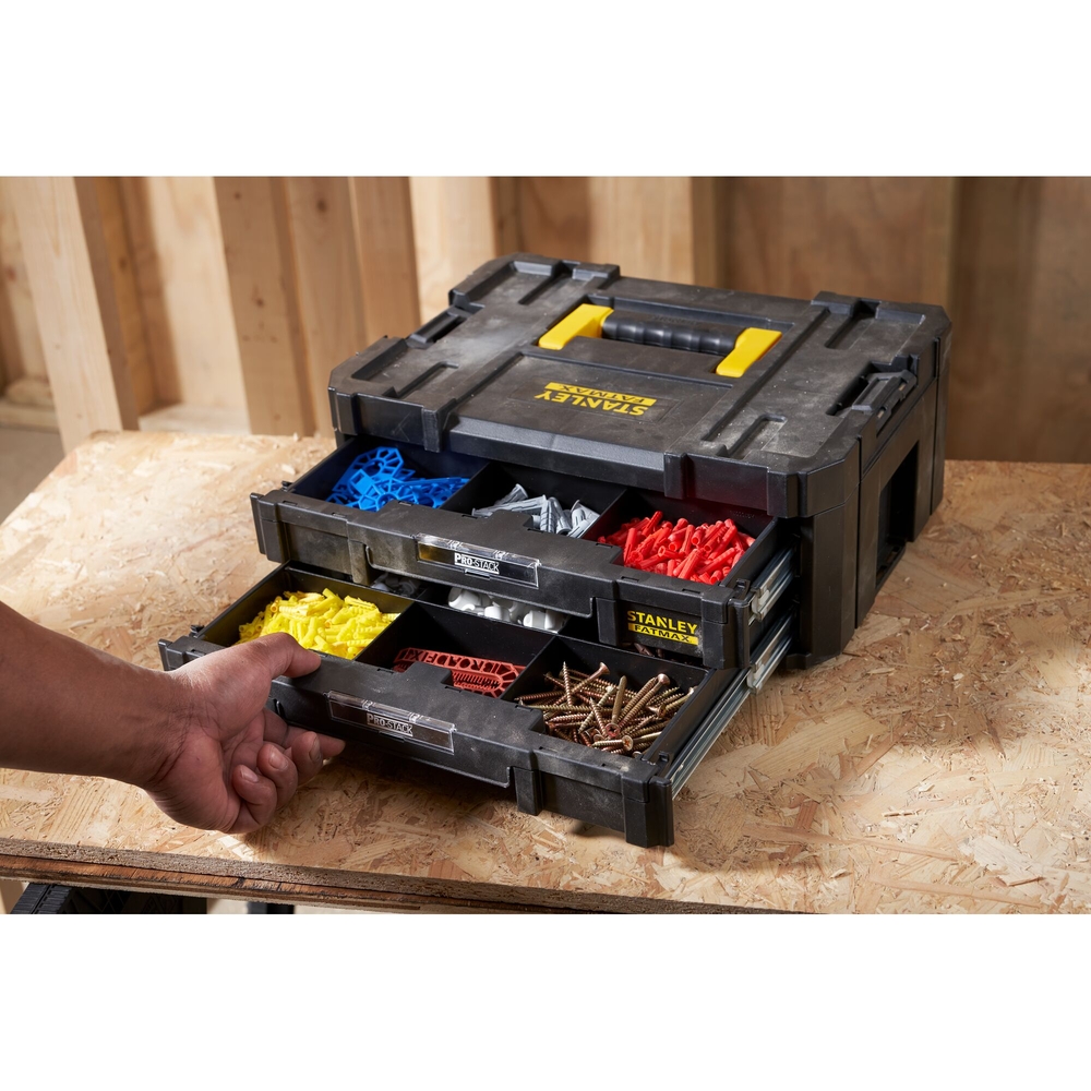 Mallette 2 tiroirs Pro-Stack™ - Fatmax - FMST1-71969 - STANLEY FATMAX