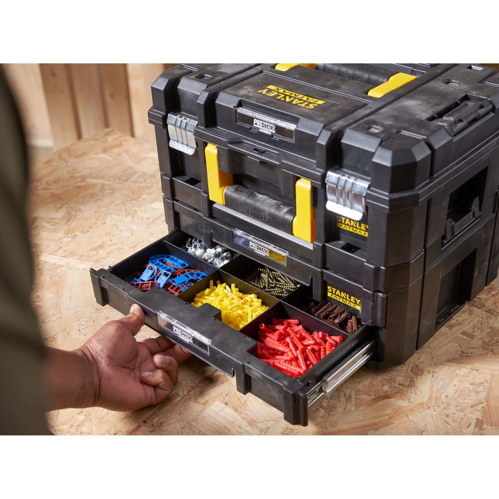 Kit mallette + mallette 2 tiroirs Pro-Stack™ - Fatmax - FMST1-71981 - STANLEY FATMAX