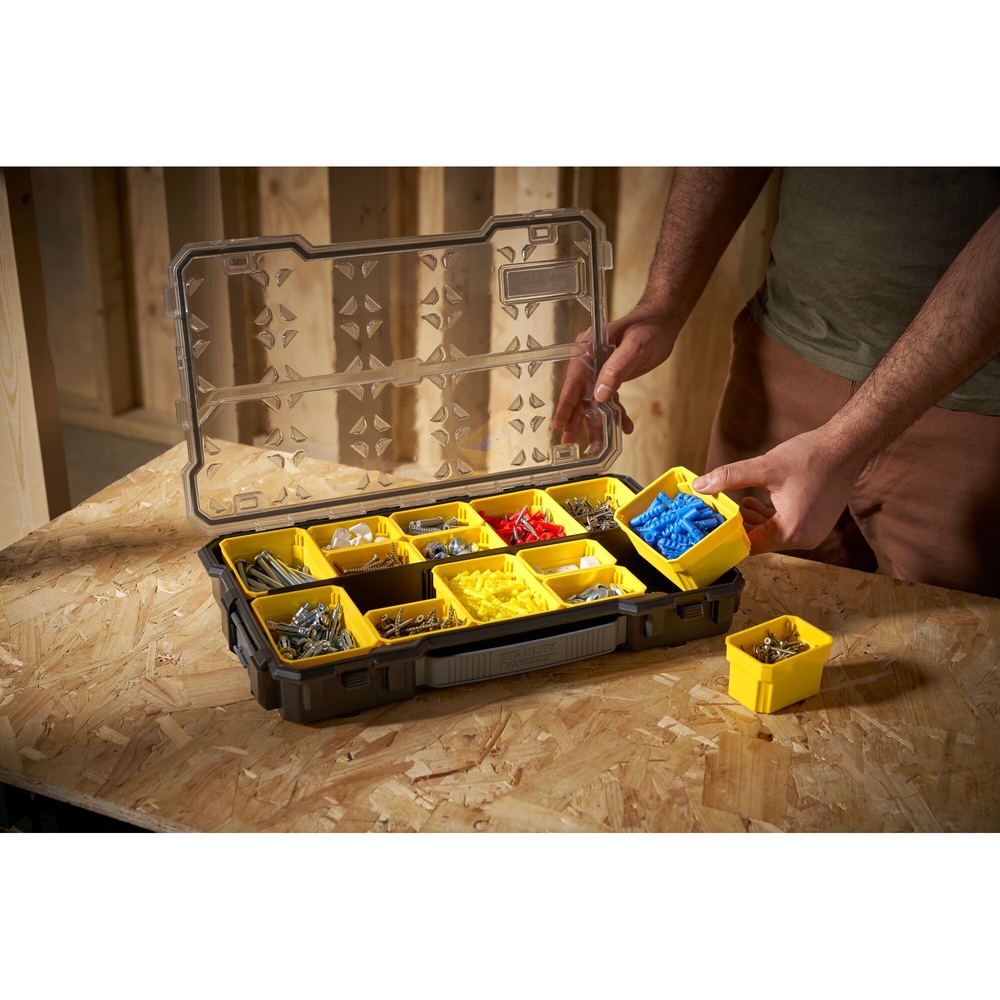 Organiseur étanche 14 compartiments amovibles - Fatmax - FMST1-75779 - STANLEY FATMAX