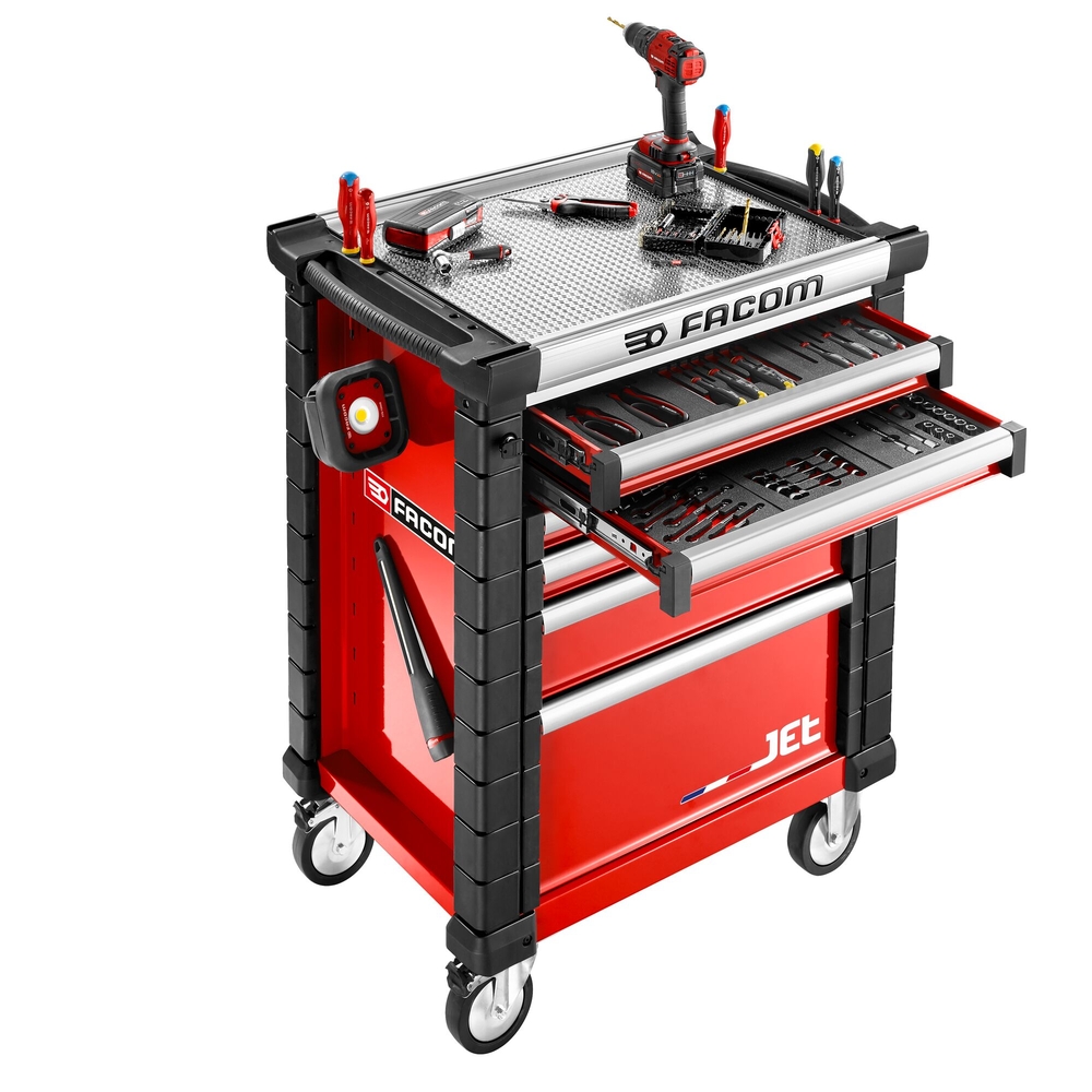 Servante 6 tiroirs - 3 modules par tiroir - FACOM - JET.6M3A