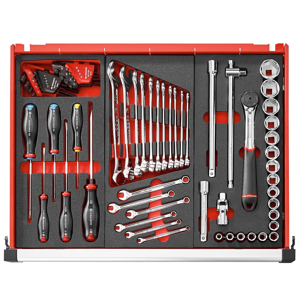 Servante 6 tiroirs - 3 modules par tiroir - FACOM - JET.6M3A