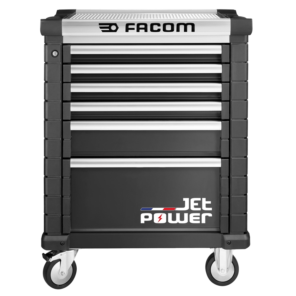 Servante JETM3 6 tiroirs noire avec tiroir énergisé - FACOM - JET.6NM3APOWER