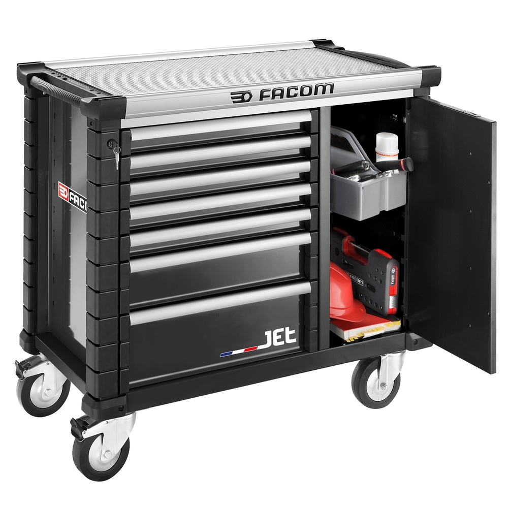 Établi mobile 7 tiroirs - 3 modules par tiroir - FACOM - JET.T7NM3A