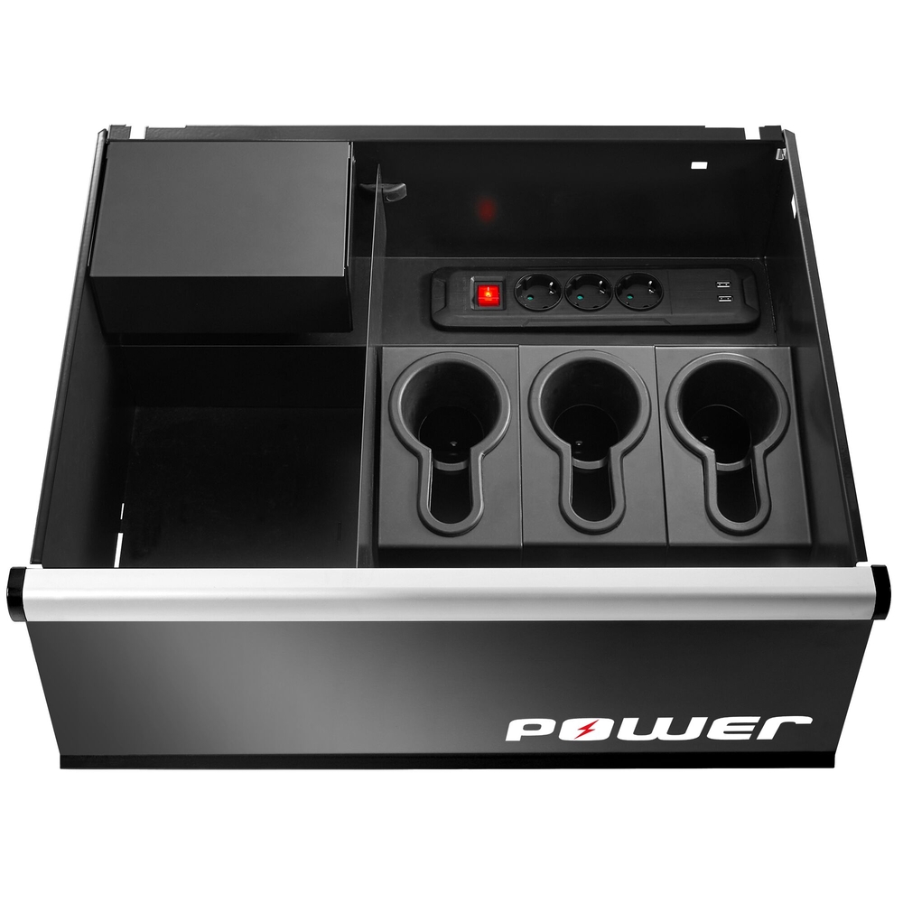 Meuble bas simple 6 tiroirs avec 1 tiroir POWER 569 x 421 mm rouge - FACOM - JLS3-MBSPOWER