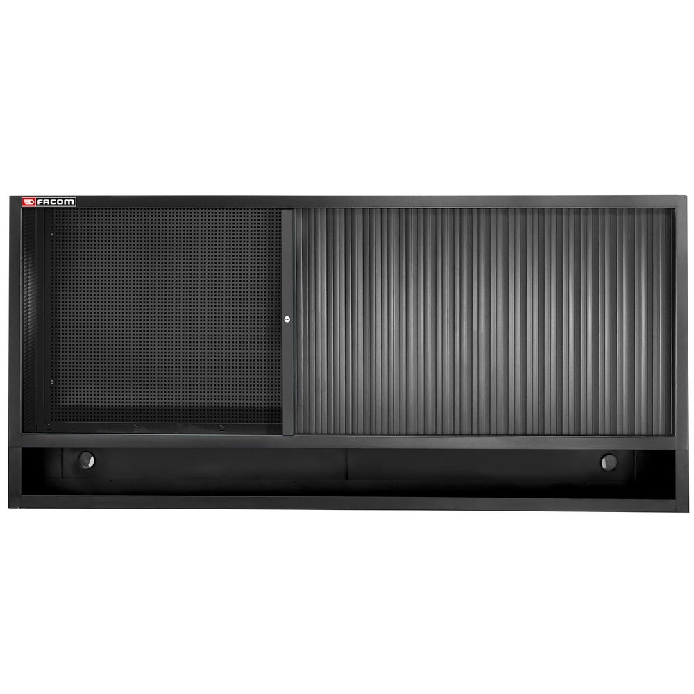Meuble haut triple à rideau panneau perforé pour accrochage vertical noir - FACOM - JLS3-MHTRBS