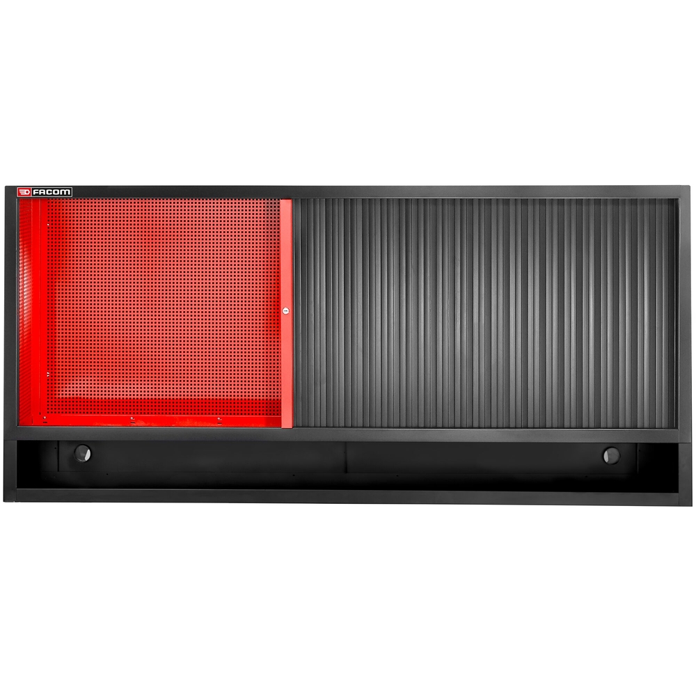 Meuble haut triple à rideau panneau perforé pour accrochage vertical rouge - FACOM - JLS3-MHTR