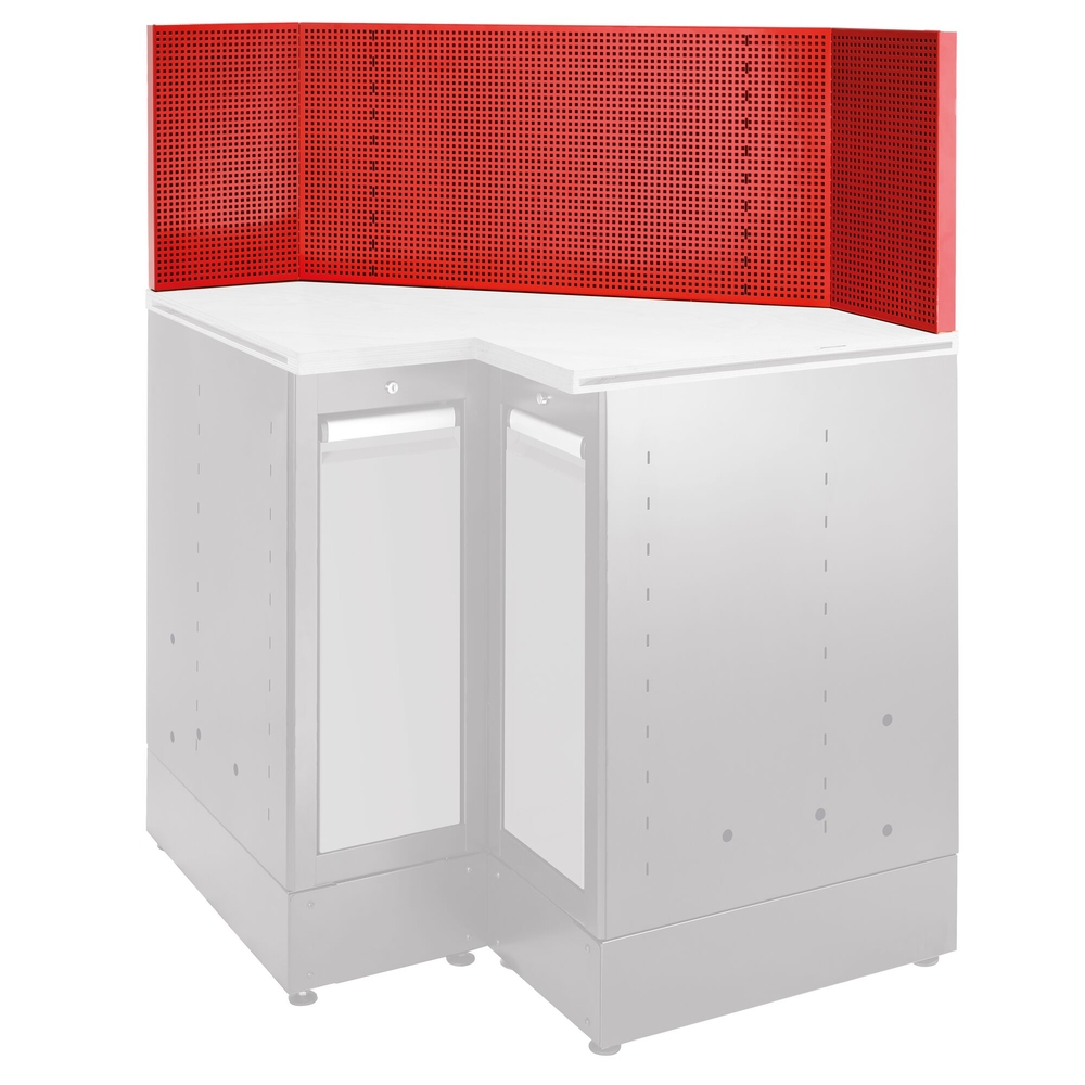 Demi panneau perforé pour meuble d'angle MBSCSW(G) carrés 6 x 6 mm rouge - FACOM - JLS3-PPAVACS