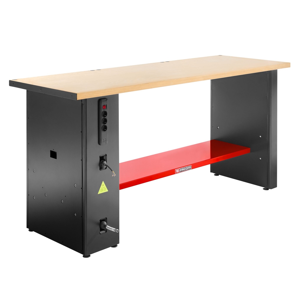 Pied power version haute 1015 mm prises enrouleurs élec et air comprimé - FACOM - JLS3-PSHPOWER