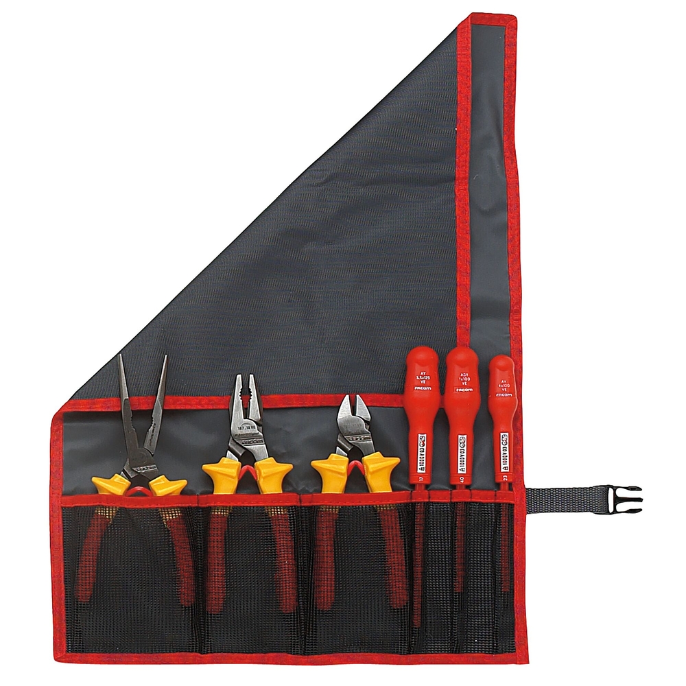 Trousse en nylon 6 pochettes - FACOM - N.38A-6F
