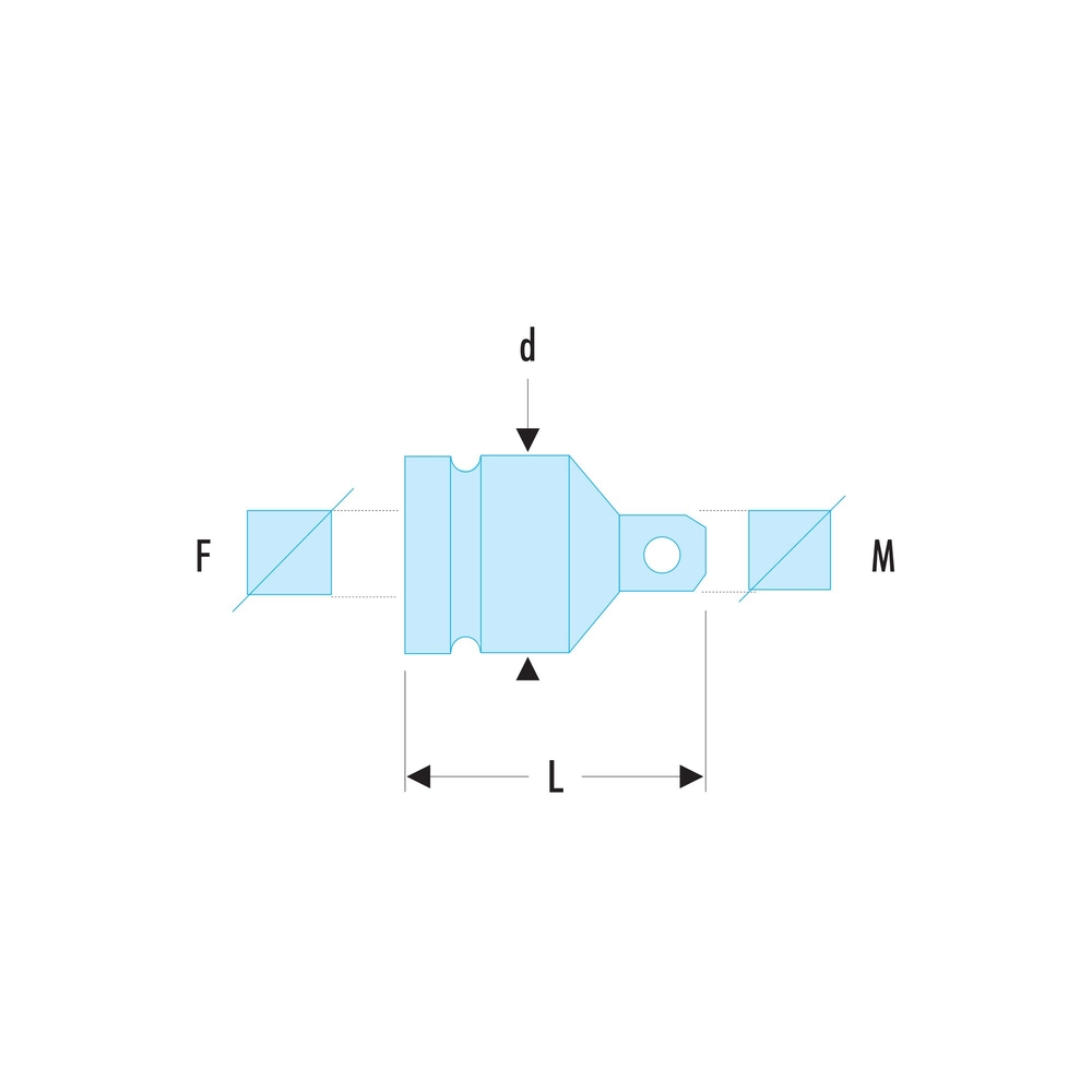 Réducteur impact 1/2 à 3/8 - FACOM - NS.230A