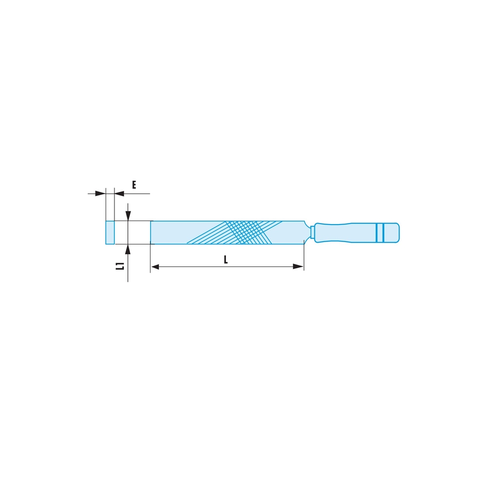 Lime plate demi-douce 250 mm antidéflagrant - FACOM - PAM.MD250SR