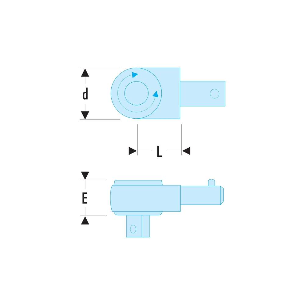 Cliquet compact - attachement 9 x 12 mm - FACOM - R.372