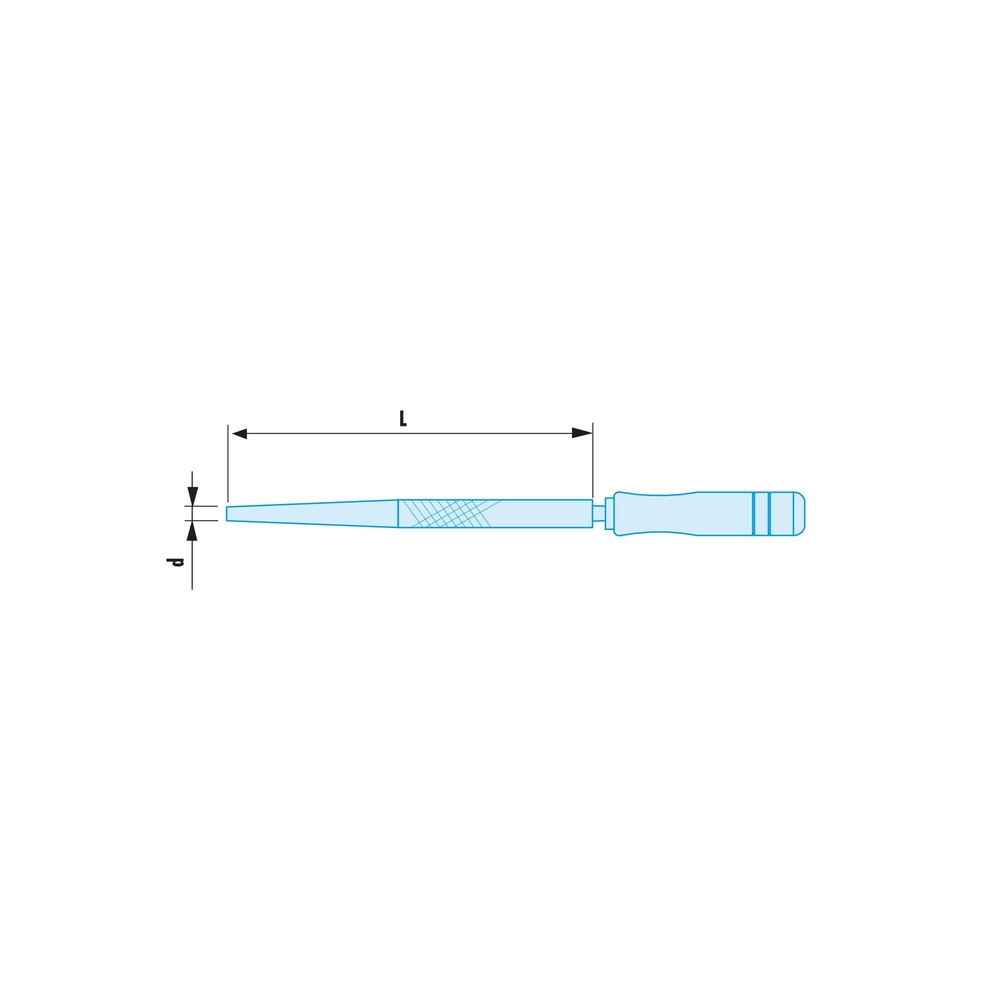 Lime ronde 250x8,5 SR antidéflagrant - FACOM - RD.MD250SR