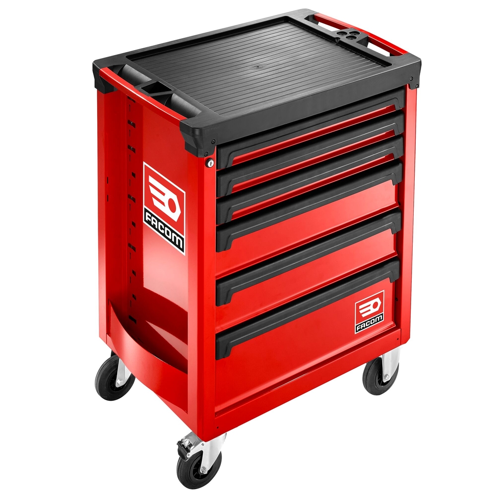 Servante ROLL 6 tiroirs - 3 modules par tiroir rouge - FACOM - ROLL.6M3A