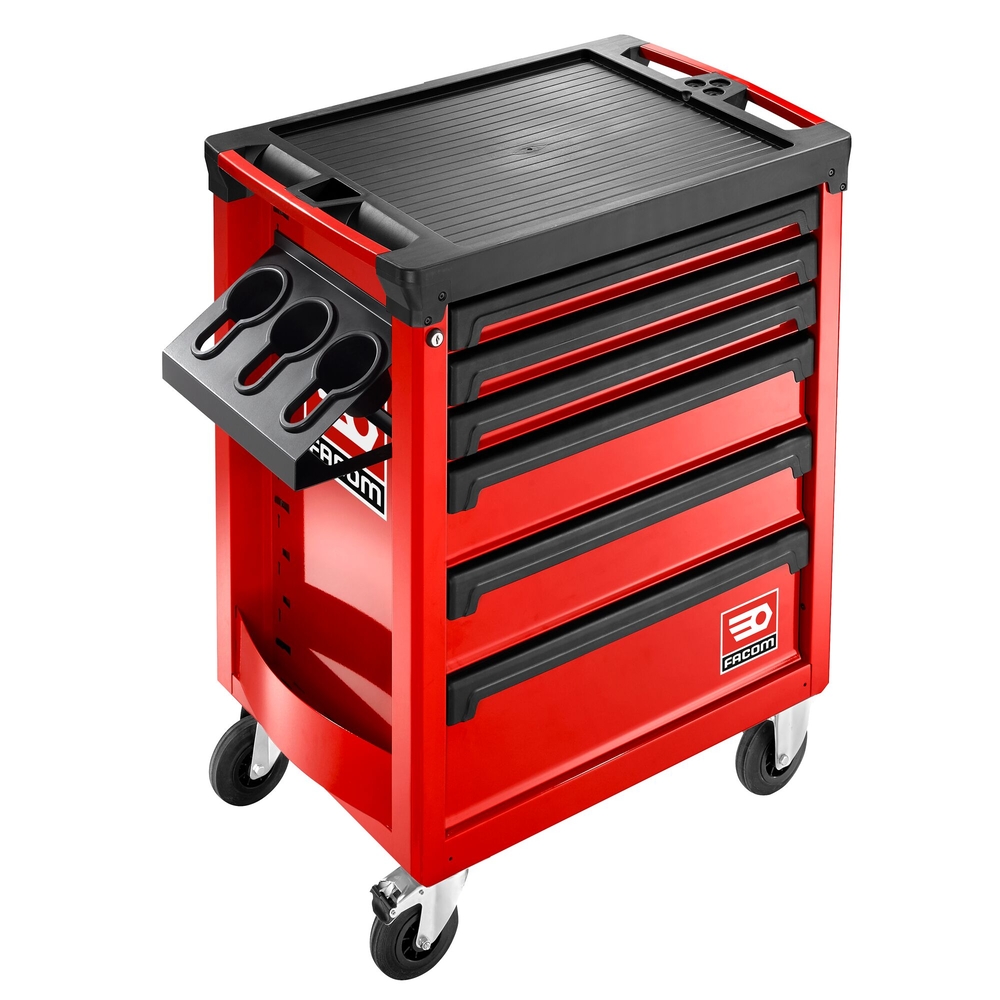Servante ROLL 6 tiroirs - 3 modules par tiroir rouge - FACOM - ROLL.6M3A
