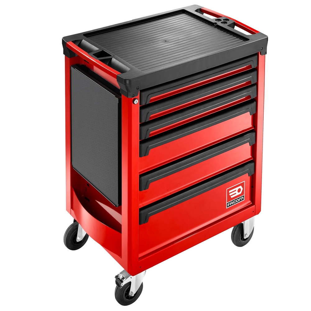 Servante ROLL 6 tiroirs - 3 modules par tiroir rouge - FACOM - ROLL.6M3A