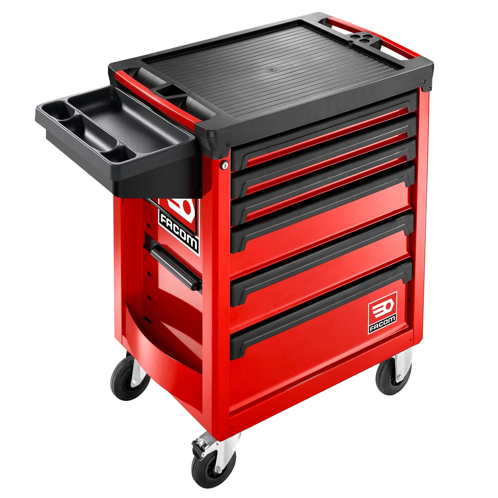Servante ROLL 6 tiroirs - 3 modules par tiroir rouge - FACOM - ROLL.6M3A