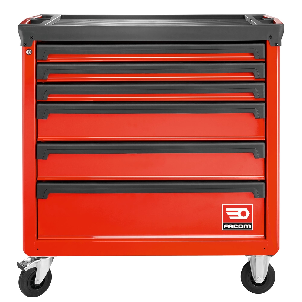 Servante ROLL 6 tiroirs - 4 modules par tiroir rouge - FACOM - ROLL.6M4A