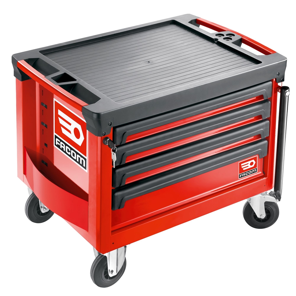 Coffre roulant ROLL 4 tiroirs - 3 modules par tiroir - FACOM - ROLL.CR4M3A