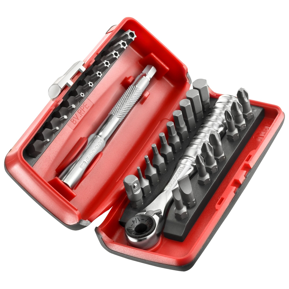 Coffret d'embouts 1/4'' - 31 pièces - FACOM - R.PEJ31