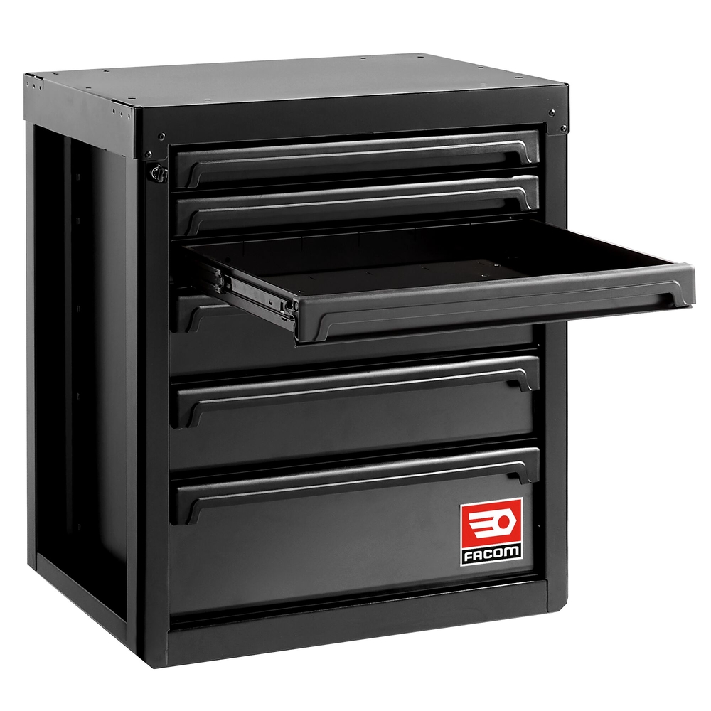 Meuble bas 6 tiroirs - noir - RWS2 - FACOM - RWS2-MBS6TBS