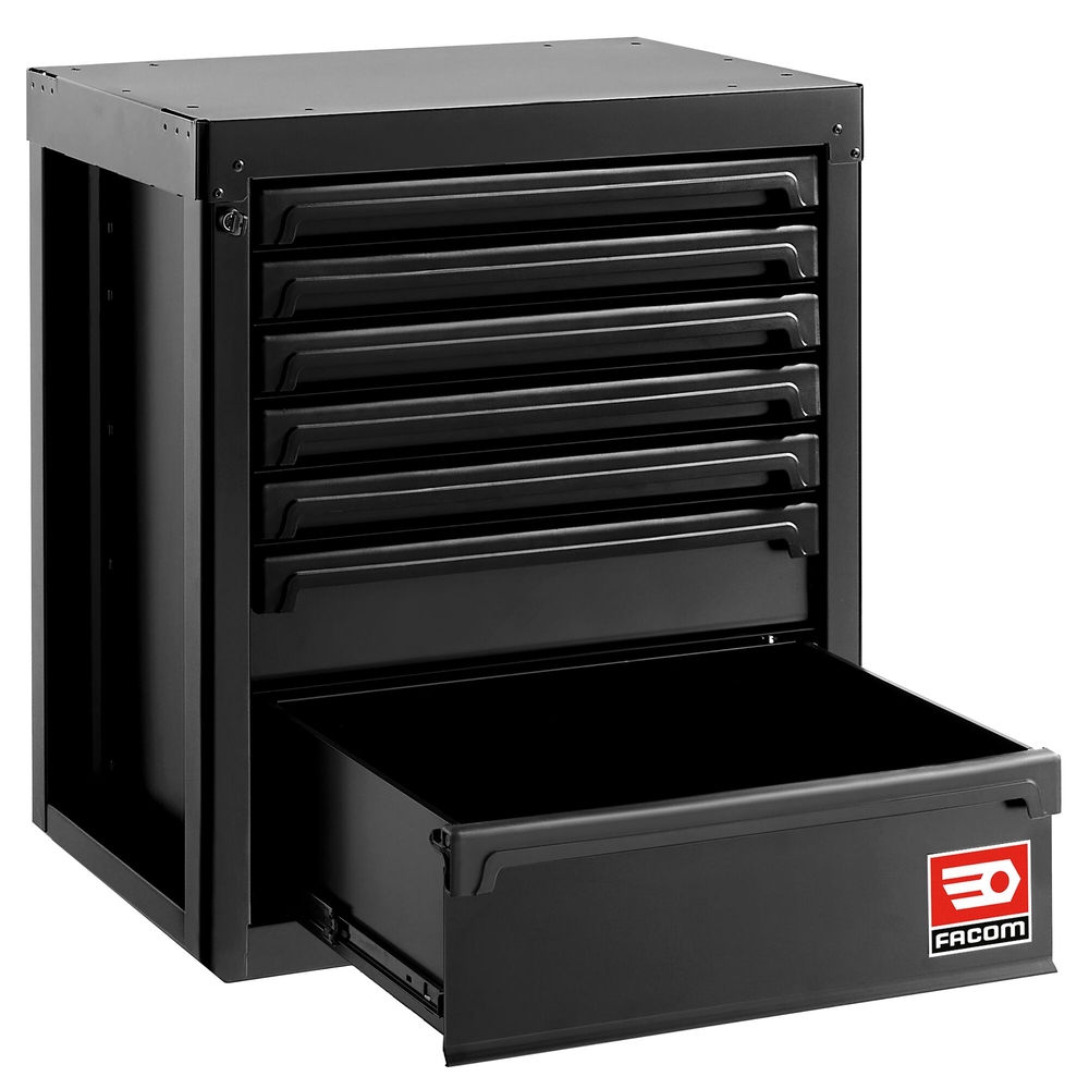 Meuble bas 7 tiroirs - noir - RWS2 - FACOM - RWS2-MBS7TBS