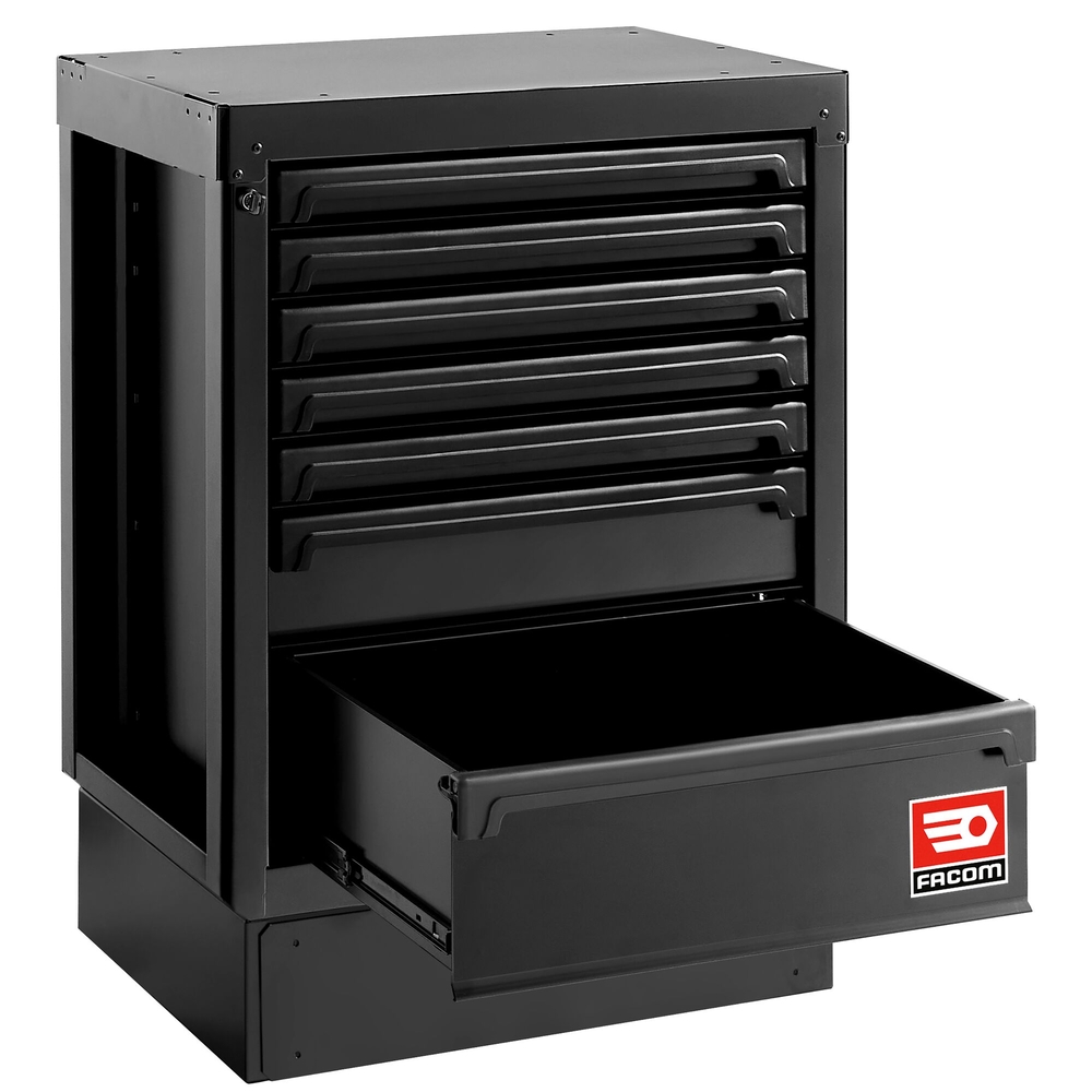 Meuble bas 7 tiroirs - noir - RWS2 - FACOM - RWS2-MBS7TBS