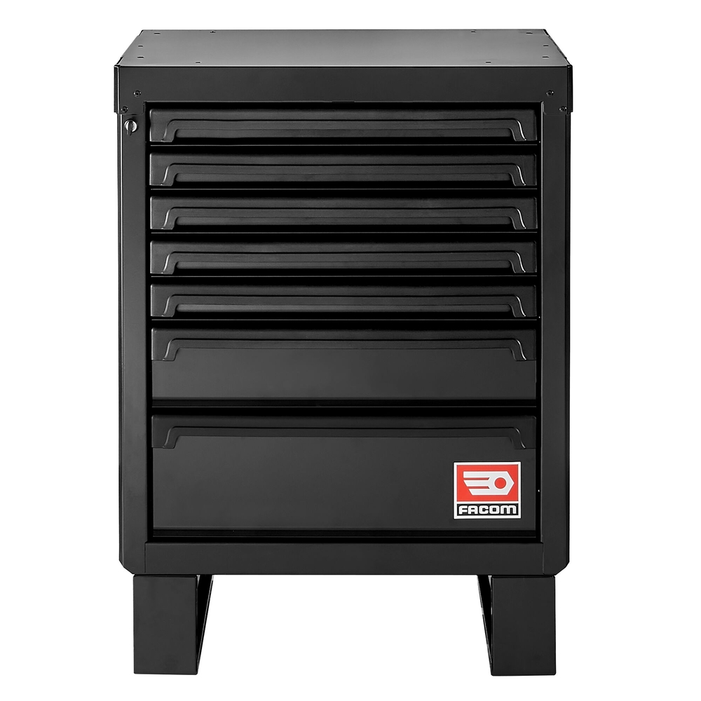Meuble bas 7 tiroirs - noir - RWS2 - FACOM - RWS2-MBS7TBS