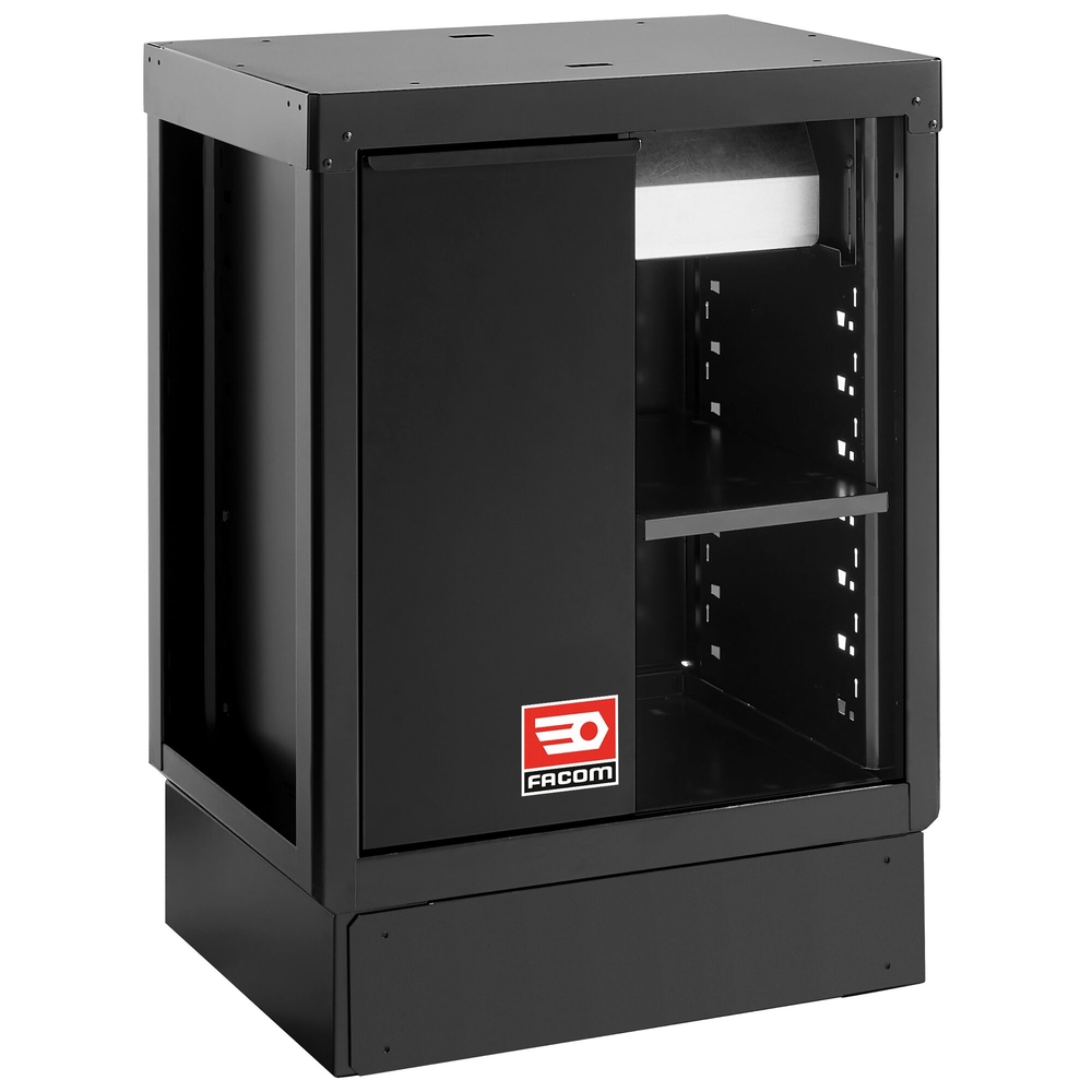 Meuble bas avec bac de recyclage et support rouleau papier - noir - RWS2 - FACOM - RWS2-MBSERBS