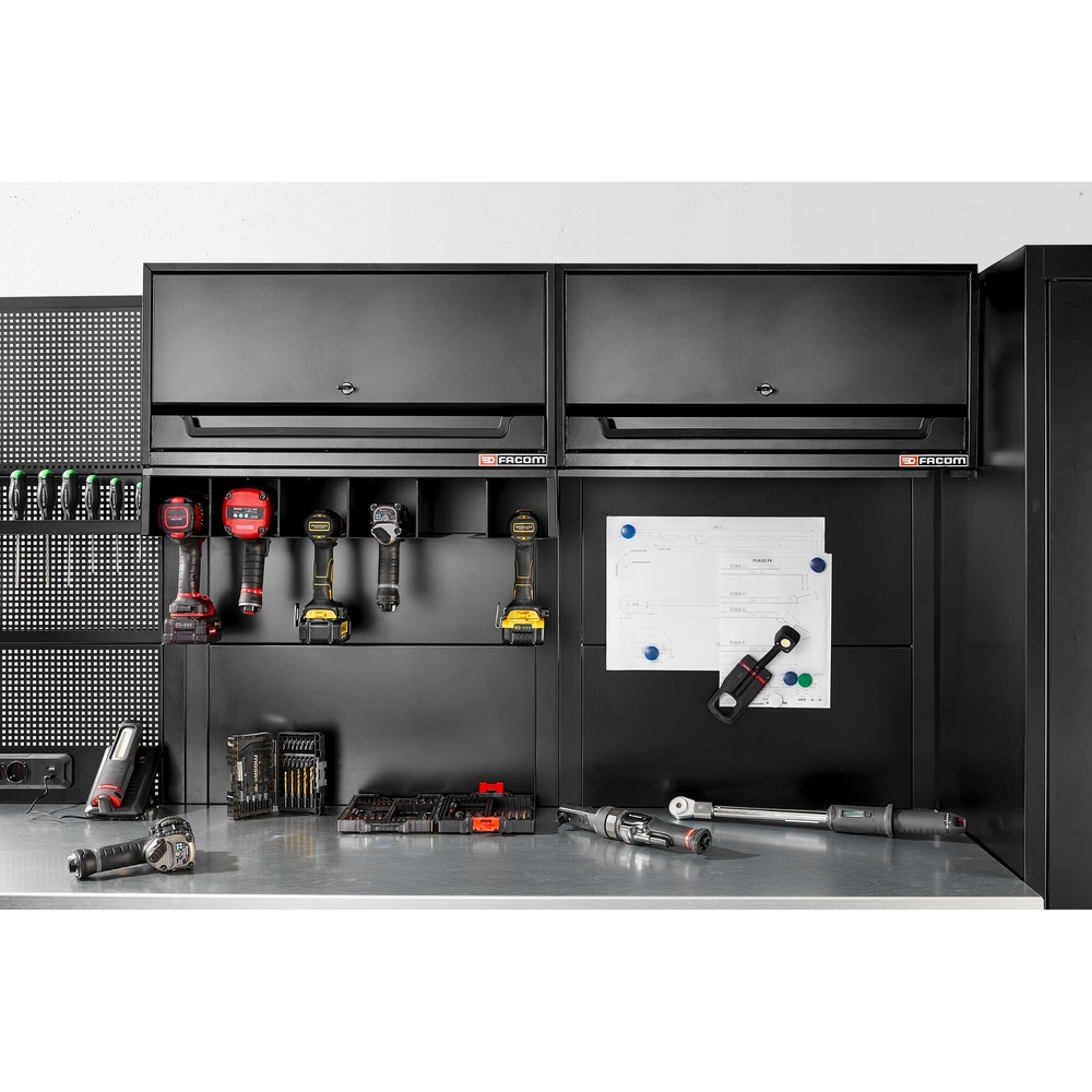Support de rangement pour outils électroportatifs - noir - RWS2 - FACOM - RWS2-POWRACKBS