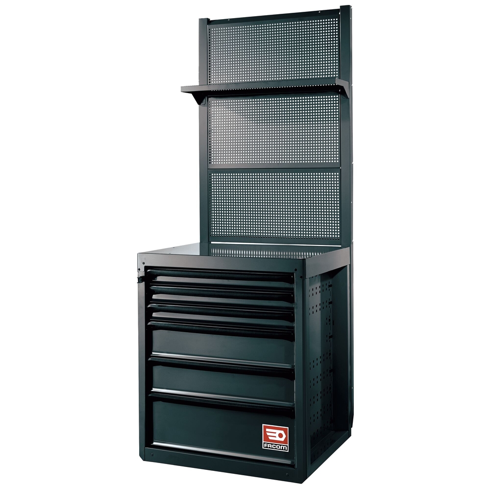 Étagère métallique pour panneau perforé noir - FACOM - RWS-SHELFBS
